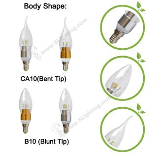 3W Led Candelabra Bulbs E12 Details-1