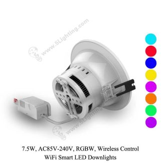 WiFi Smart LED Downlights RGBW-7.5-A-3
