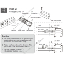4 Circuit Track Lighting Parts - Installation Instruction - 3