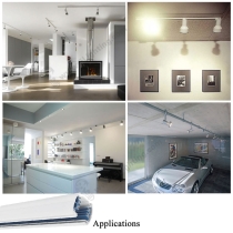 4 Circuit Track Lighting Parts – Round Shape - Applications