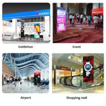LED Sign Screen Floor Standing - Applications