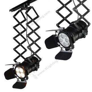 Ceiling Track Rail Lighting Accordion Pantograph - 3