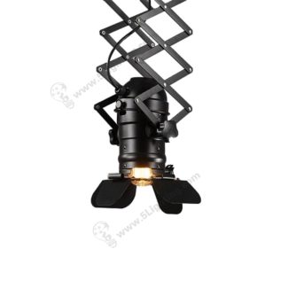 Ceiling Track Rail Lighting Accordion Pantograph - 4