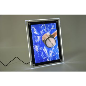 crystal single sided light box sizes