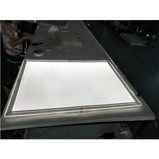 thin crystal light box display sizes illuminated