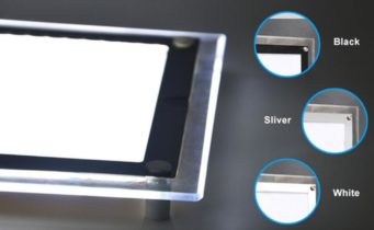 crystal acrylic LED light boxes super bright