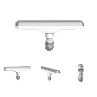T bulbs Rotatable 12 W, 360 degree
