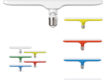 T bulbs sizes 12" , revolving, swiveling, 18 W