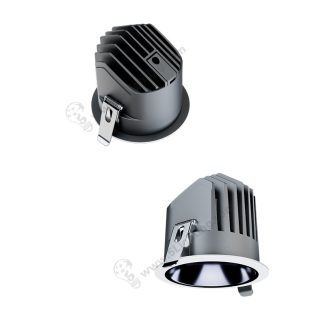 Deep anti-glare downlights factory 25W