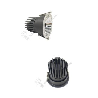 Anti glare downlights