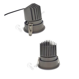 Anti glare led downlights fixture factory 20W