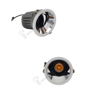 Recessed anti glare led down lights factory 25W
