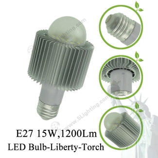 Globe-LED-Light-Bulbs-Liberty-Torch-E27-15W-Details