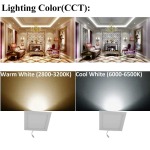 3W LED Panel Lights Square Shape-CCT