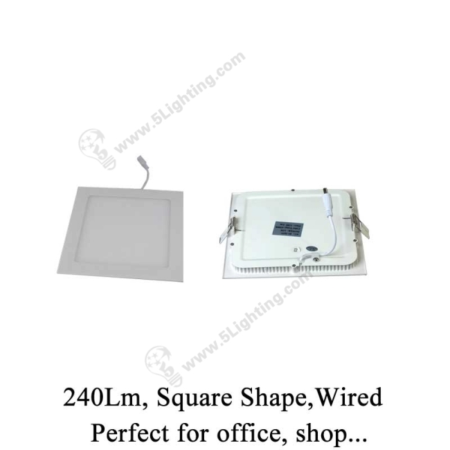 3W LED Panel Lights Square Shape-1