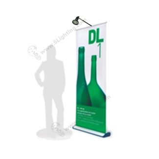 Halogen Banner Stand Lights-JZSA002-Black-Application
