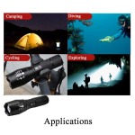 LED-Flashlights-CREE-2000Lm-Zoomable-High-Middle-Low-3-mode-Application