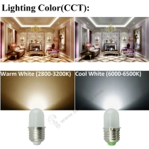 3W led light bulbs E26(E27) Liberty Torch-CCT
