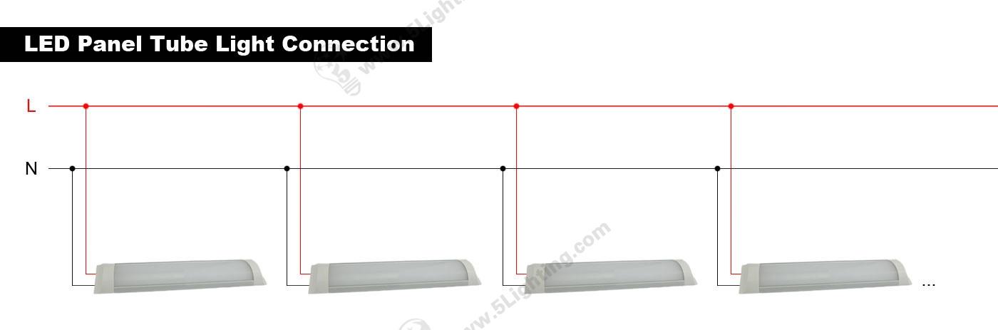 LED Panel Tube connection