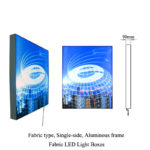 fabric light boxes single sided