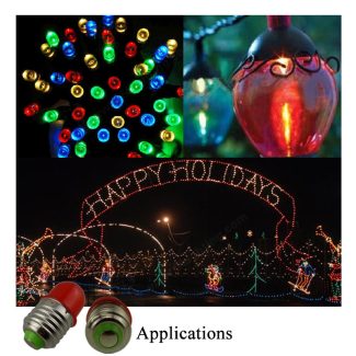 Globe LED Light Bulbs Liberty Torch-E27-3W-Red-Application