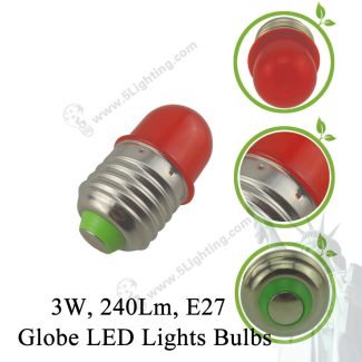 Globe LED Light Bulbs Liberty Torch-E27-3W-Red-Details
