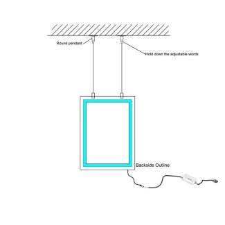 LED crystal light boxes display