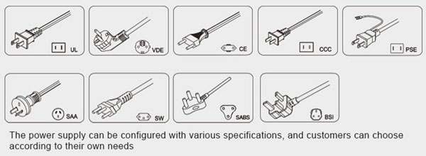 power adapter supply for led fabric light boxes