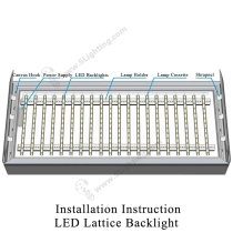 LED Lattice Backlight-SMD5630- Single-side-500mm-Installation-instructions-1