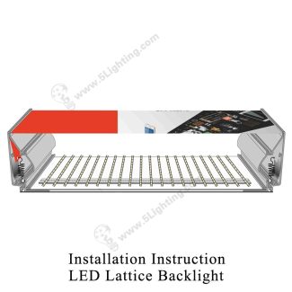 LED Lattice Backlight-SMD5630- Single-side-500mm-Installation-instructions-2