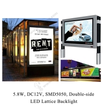 LED Lattice Backlight SMD5050-Double-side-500mm-application