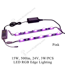 LED RGB Edge Lighting 15W 24V-Pink