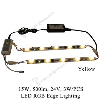 LED RGB Edge Lighting 15W 24V-Yellow