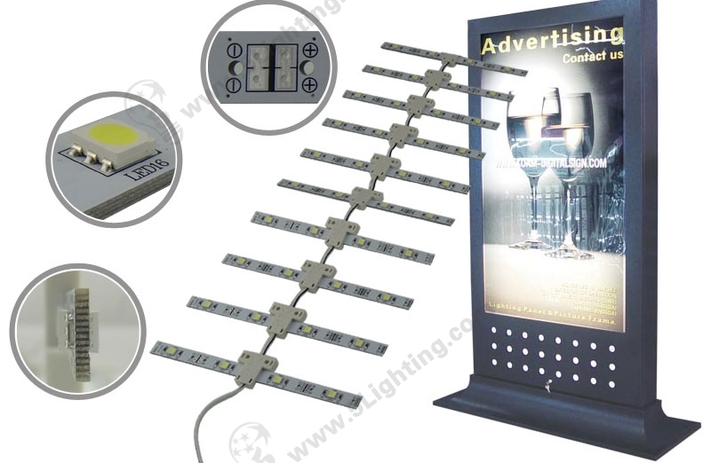 LED Lattice Backlight-SMD5050-Double-side-250mm-1