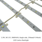 LED Lattice Backlight-SMD5630-Single-side-250mm-details-1