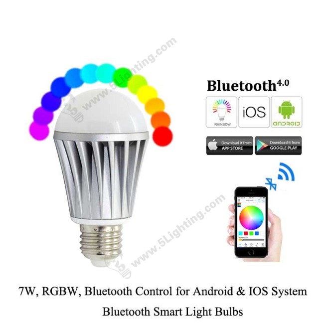 Bluetooth Smart Light Bulbs RGBW-7W-A-1 Bluetooth Smart Light Bulbs RGBW-7W-A-1