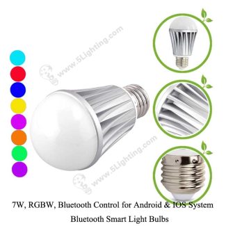 Bluetooth Smart Light Bulbs RGBW-7W-A-Details