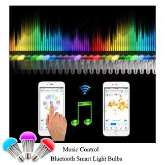 Bluetooth Smart Light Bulbs RGBW-7W-A-Music-control-1