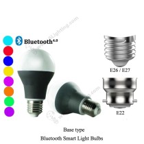 Bluetooth Smart Light Bulbs RGBW - 7W - B - Base - type