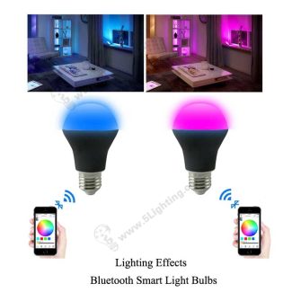 Bluetooth Smart Light Bulbs RGBW - 7W - B - Lighting - Effects -1