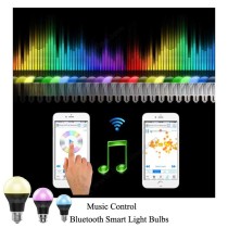 Bluetooth Smart Light Bulbs RGBW - 7W - B - Music - Control -1