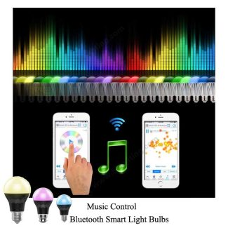 Bluetooth Smart Light Bulbs RGBW - 7W - B - Music - Control -1