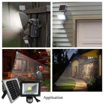 Solar Sensor Flood Lights-20W-Application