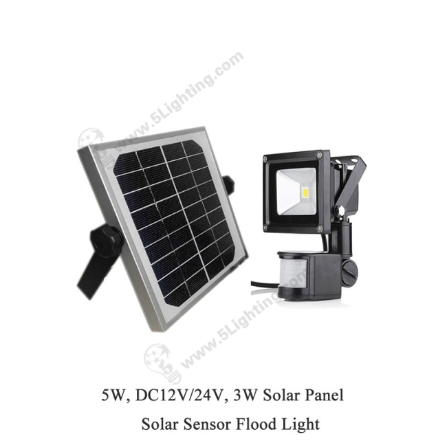 Solar Sensor Flood Lights-5W-1 Solar Sensor Flood Lights-5W-1