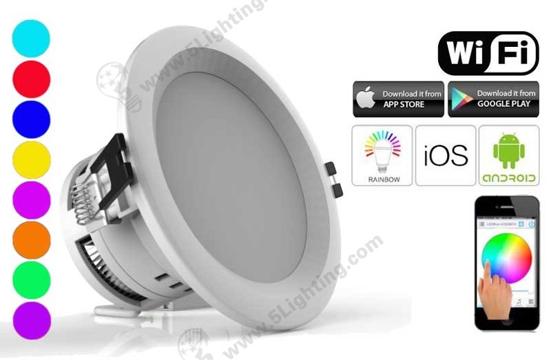 WiFi Smart LED Downlights RGBW-7.5-A-1 WiFi Smart LED Downlights RGBW-7.5-A-1