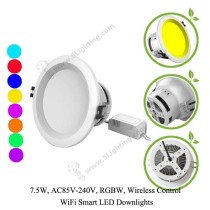 WiFi Smart LED Downlights RGBW-7.5-A-Details