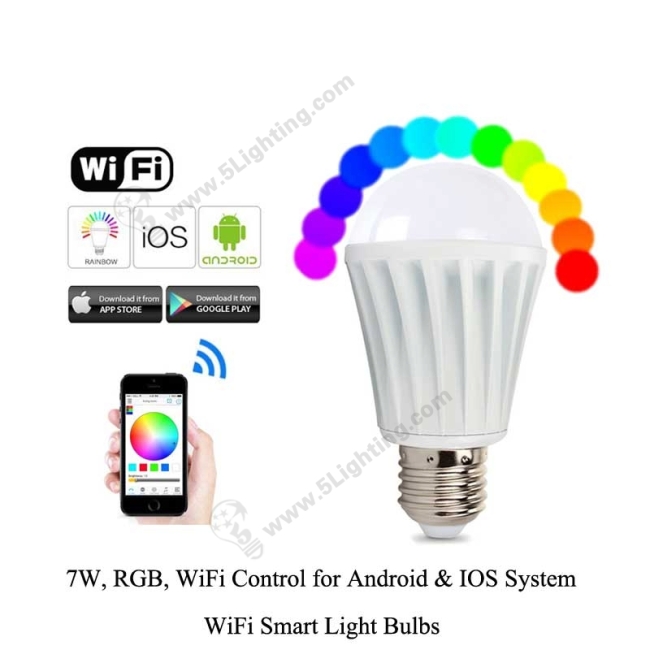 WiFi Smart Light Bulbs RGBW-7W-A-1 WiFi Smart Light Bulbs RGBW-7W-A-1