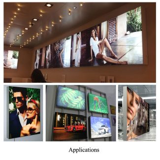 Fabric Light Boxes Double sides - Applications