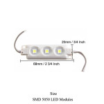 LED Modules Backlight SMD5050 3pcs - Size