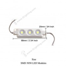 LED Modules Backlight SMD5050 3pcs - Size